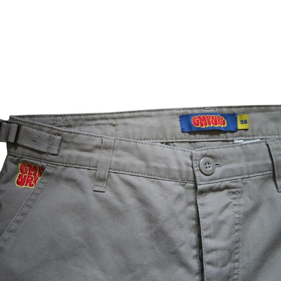 EMPYRE Cargo Pants Beige Relaxed Fit Size 28 Utility Streetwear Button fly - Picture 2 of 9